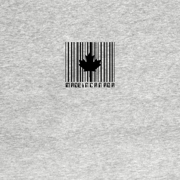 Made In Canada - Barcode Travel Souvenir by bluerockproducts